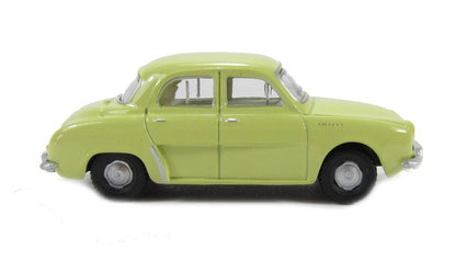 Oxford Diecast 76RD002 Renault Dauphine Yellow OO Gauge (1:76 Scale)