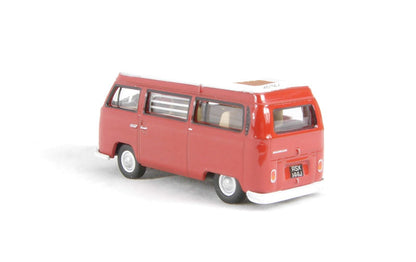 Oxford Diecast 76VW004 VW Camper in Senegal Red with White Roof OO Gauge (1:76 Scale)