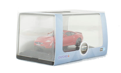 Oxford Diecast 76XKR002 Jaguar XKRS Italian Racing Red OO Gauge (1:76 Scale)