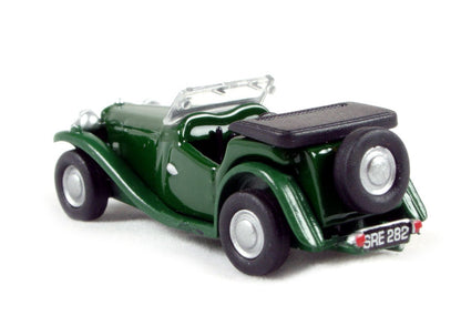 Oxford Diecast 76MGTC001 MGTC in British Racing Green OO Gauge (1:76 Scale)