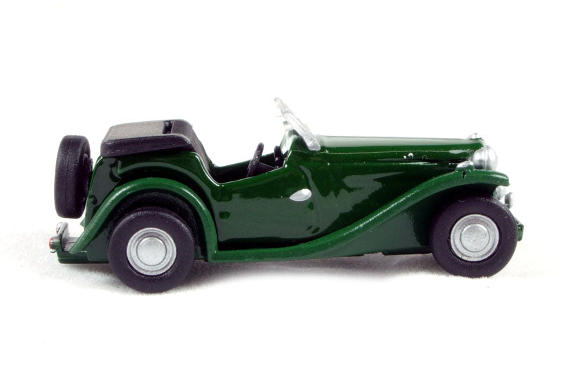 Oxford Diecast 76MGTC001 MGTC in British Racing Green OO Gauge (1:76 Scale)