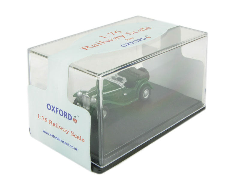 Oxford Diecast 76MGTC001 MGTC in British Racing Green OO Gauge (1:76 Scale)