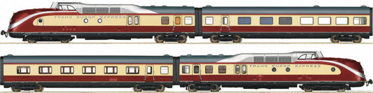 ROCO 63099 4 Unit Diesel Passenger Train + Digital Sound. H0 Gauge (1:87 Scale)