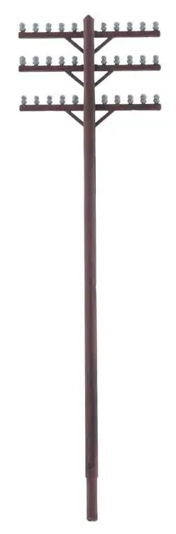 Walthers Part #4185 HO Scale Telegraph Poles and Cross Arms - Kit