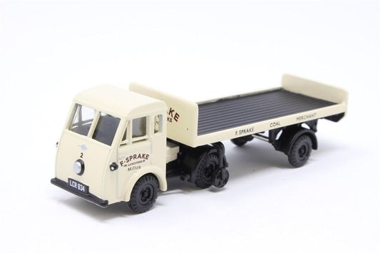 Pocketbond "Classix" EM76511 Jen-Tug &amp; Flatbed trailer "F Sprake Coal &amp; Coke Merchants" OO Gauge (1:76 Scale)