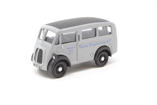 Pocketbond "Classix" EM76650 Morris J Estate Works Bus "Taylor Engineering Ltd.". OO Gauge (1:76 Scale)