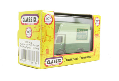 Pocketbond "Classix" EM76673 NCB Electric Van 'Sketchley Dyers'. OO Gauge (1:76 Scale)