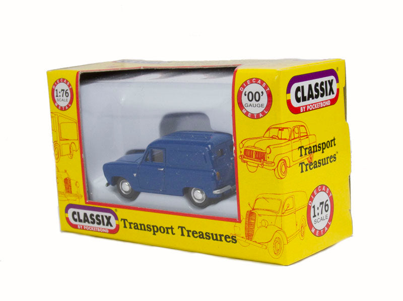 Pocketbond "Classix" EM76679 Ford 300E Thames Van 7cwt - Dark Blue. OO Gauge (1:76 Scale)