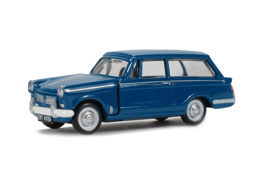 Pocketbond "Classix" EM76883 Triumph Herald 12/50 Estate in Dark Blue. OO Gauge (1:76 Scale)