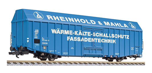 Liliput L235813 H0 Gauge Freight Wagon Hbbks, “RHEINHOLD & MAHLA” of the DB, era IV