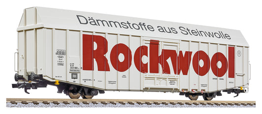 Liliput L235814 Gauge H0 Spacious freight wagon Hbbks "Rockwool" of the DB, epoch V