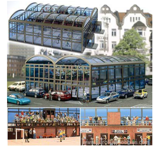 Busch 1026 Gymnasium - 8-7/8 x 7-7/8 x 3-9/64