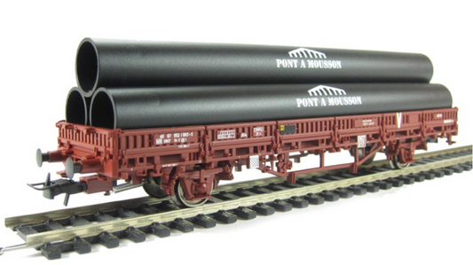 Electrotren 1656K - Low side wagon SNCF type Ks tubes loaded SNCF