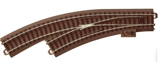 Trix H0 62671 Left Curved Turnout Radius 360 mm / 14-3/16" (R1)