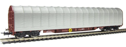 Rivarossi HR6095 - Closed Sliding Tarpaulin Bogie Wagon Type Ros of the FS