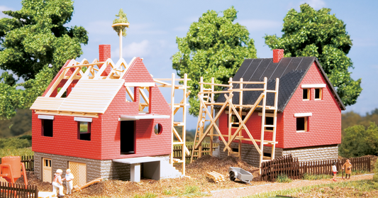 Auhagen 12215 Two houses under construction