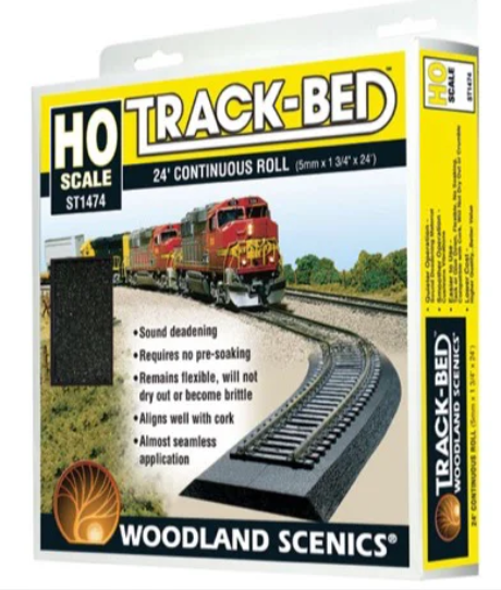 Woodland Scenics ST1474 HO Track-Bed Roll 24ft