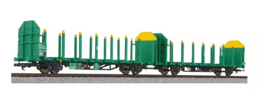 Liliput L235244  HO Scale Timber Carrier Wagon VTG