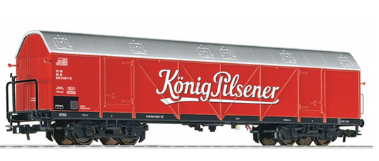 Liliput, L235660, Four Axle Beer Wagon ‘König Pilsener’ DB Ep.IV, HO Scale