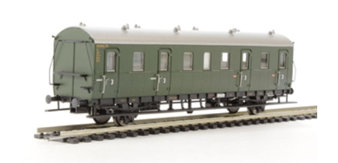 Liliput L334038 Passenger Coach 3rd Class, Cd-27, 45 644 Mz, DB Epoch III