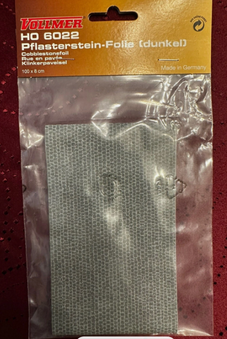 Vollmer Gmbh Part # 6022 Cobblestone foil 39x3"