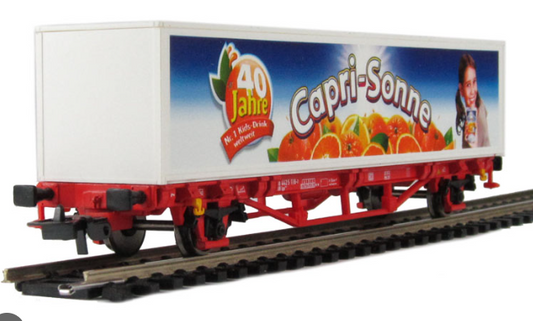 Piko 54874 Flatcar w/Container Capri Sonne V