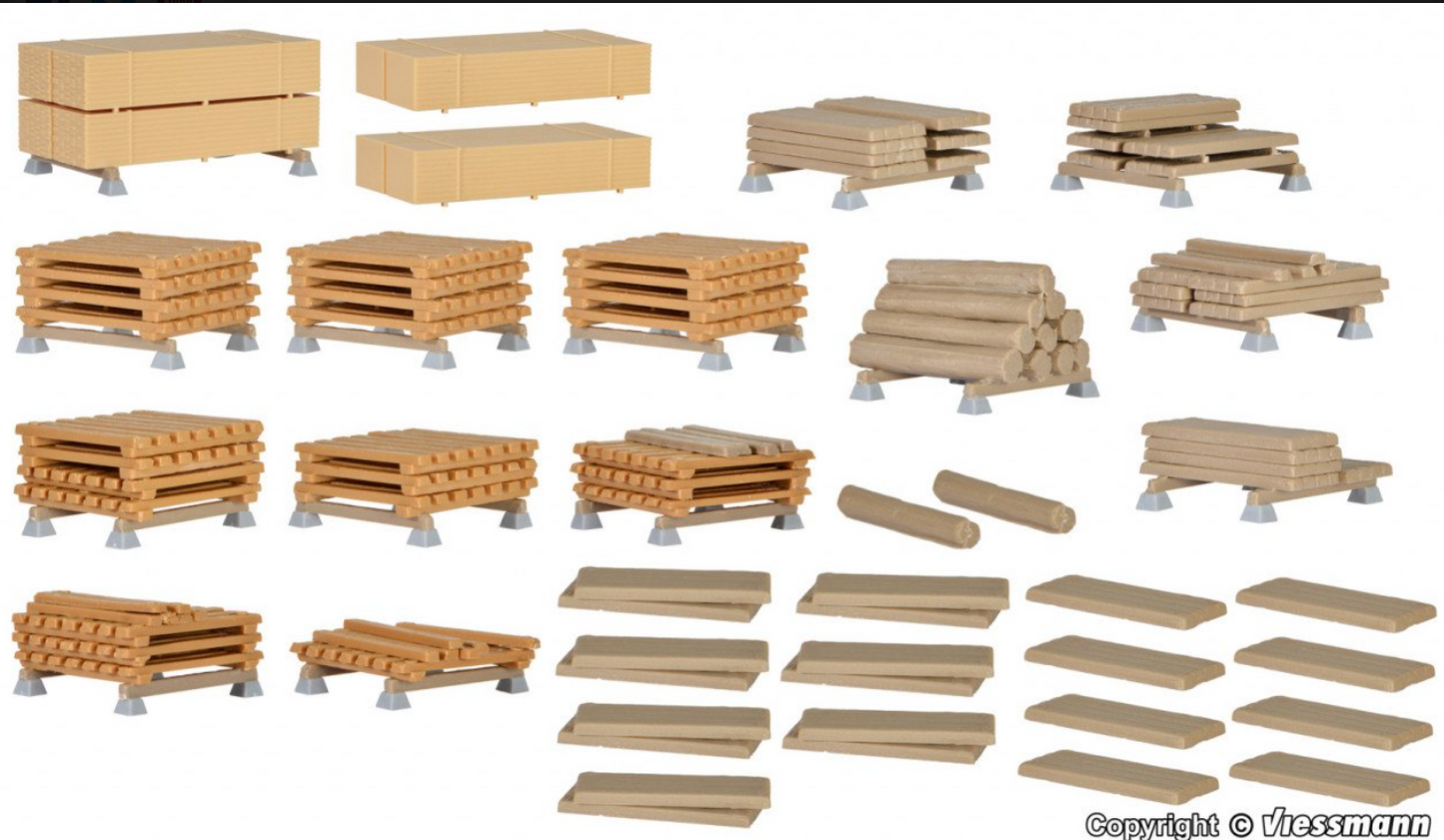 KIBRI 38607 H0 Deco-Set sawn timber