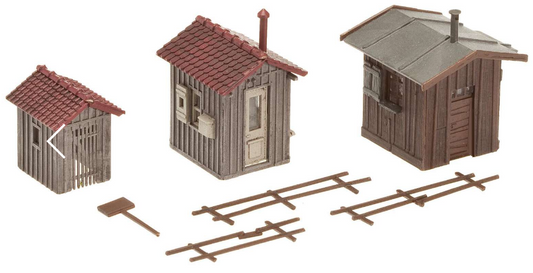 Faller 120211  Trackside buildings/ Equipment shed