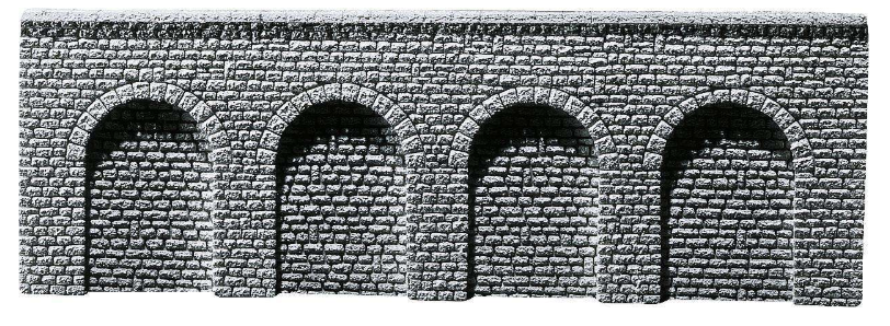 Faller 170890  Decorative sheet arcades Profi, Natural stone ashlars