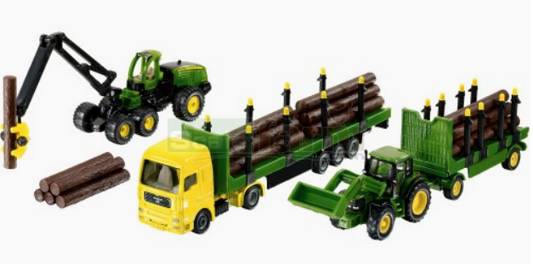 Siku 1801 John Deere Forestry Set