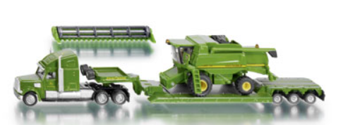 Siku 1851 John Deere Low Loader with 9680i Combine Harvester