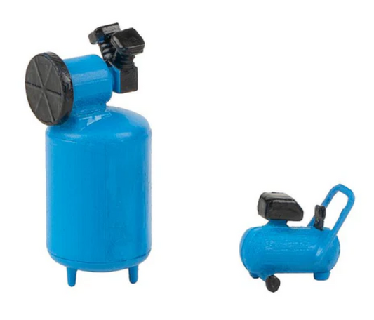 Faller - 180977 - Mechanic - Workshop Compressors 2pc (HO Scale)