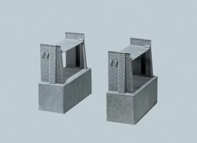 Faller 120489 Bridge parapet set