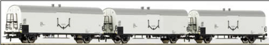 Roco 66114 3 Piece Set: Refrigerator Wagons