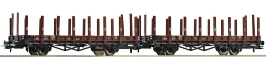 ROCO 67045 2-piece set stake car TF, DSB