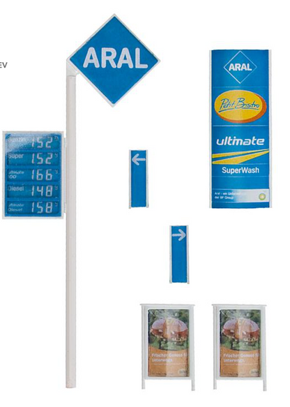 Faller ARAL filling station