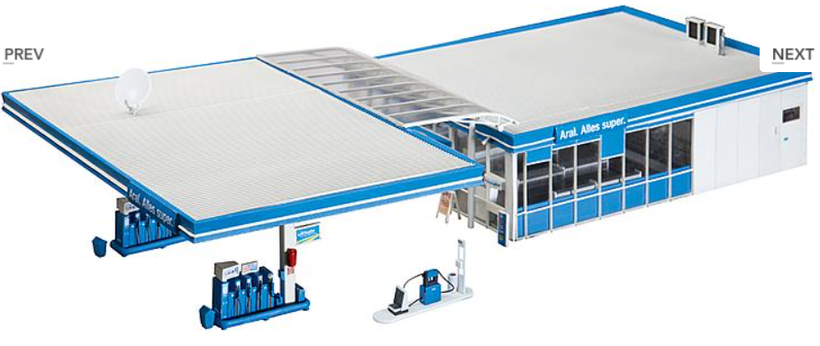 Faller ARAL filling station