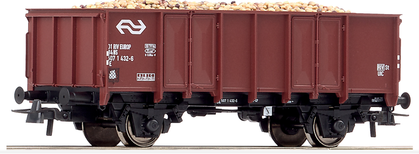 ROCO 67667 Action 67973: Open freight car of the NS with beet load