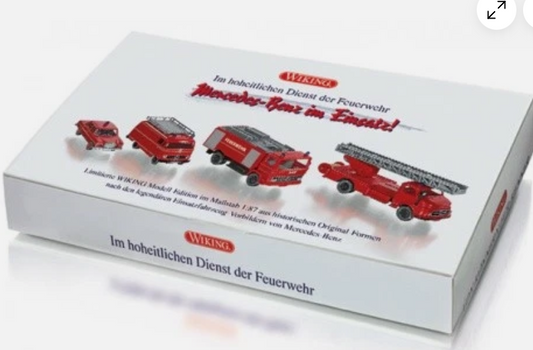 Wiking Set "Feuerwehr" #099088 - 1:87