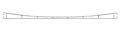 Electrotren HE0271 Catenary wire 270mm (Pack of 10)