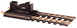 Atlas Model Railroad Co Part # 150-843, Twin Pack Buffers - Code 100 Nickel-Silver Rail, Black Ties