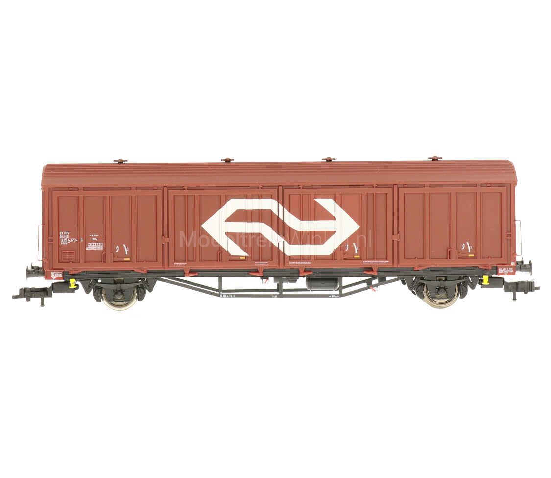 HobbyTrade 33301 Bauart Hbis Pack of Two Goods Wagon NS H0 Gauge (1:87 Scale)