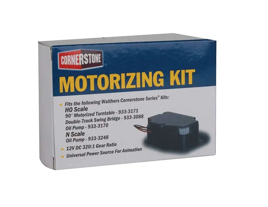 Walthers Cornerstone Part # 933-1050 H0 Scale Motorizing Kit - DC Motor & Gearbox for Swing Bridge, Oil Pumps, Turntable &amp; Other Kits